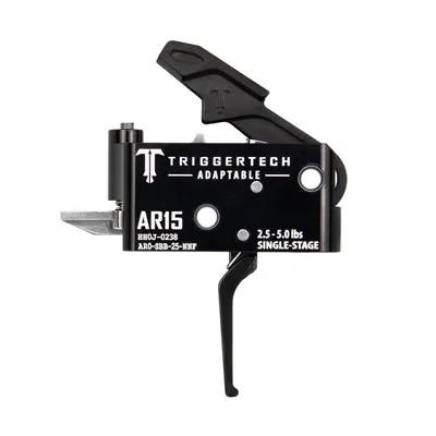 AR15 Single-Stage Adaptable Flat Trigger PVD Black