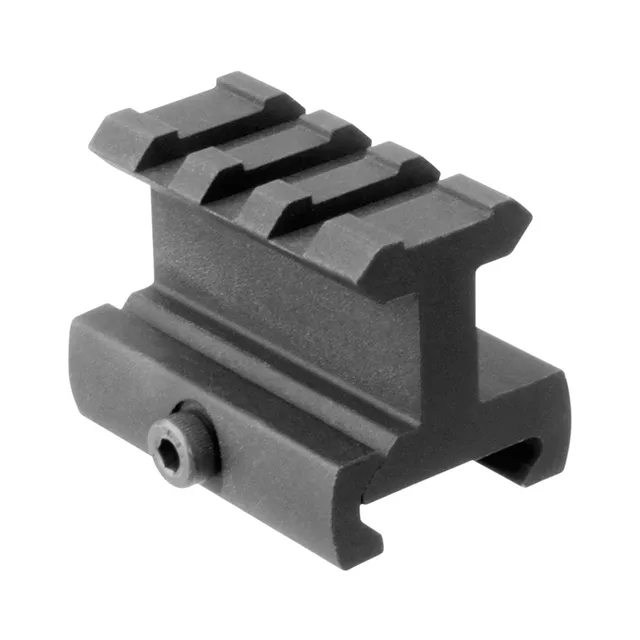 Aim Sports AR-15 Aircraft Grade Aluminum High-Profile Riser Mount, Anodized Black