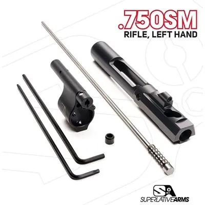 Adjustable Left Hand AR-15 Adj Piston System W/Solid .750" Gas Block Rifle LH