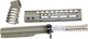Guntec USA AR-15 9in Pistol Brace Build Kit With Milspec Buffer Tube Cerakote Flat Dark Earth