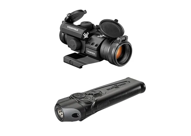 Vortex Strikefire II 4MOA Red/Green Dot & SureFire PLR-A LED Flashlight