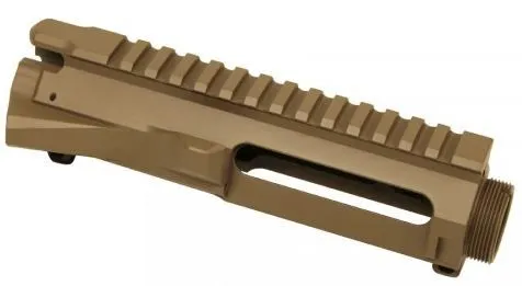 Guntec USA AR-15 Stripped Billet Upper Receiver Flat Dark Earth