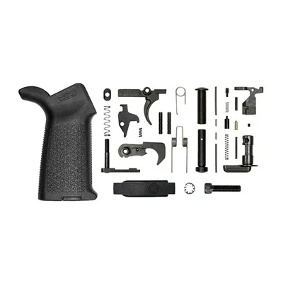 Lower Parts Kit W/ MOE Grip For AR-15 Black