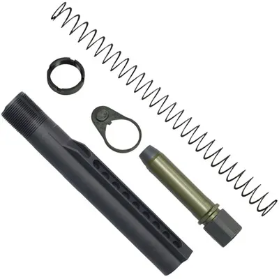 Heavy Kspec AR15 A5-Length H4 Buffer Tube Kit W/7.3oz Buffer Black