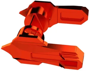 Mimtac F-35 AR-15 Ambidextrous Safety Orange