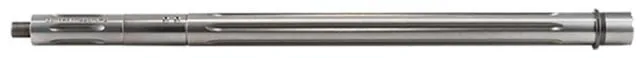 Luth-AR .223 Rem Fluted Threaded Bull Barrel 18 in Rifle 1-9 Twist 1/2 x 28 Silver