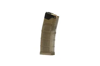 Lancer L5AWM AR-15 10/30 10rd Magazine - Translucent FDE