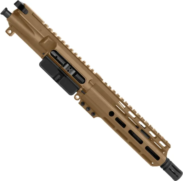 ABC RIFLE COMPANY AR-15 .300 AAC Blackout Pistol M-LOK Handguard Complete Upper Receiver w/BCG And Charging Handle Bronze