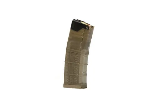 Lancer L5AWM AR-15 10/30 10rd Magazine - Translucent FDE