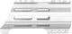 ABC RIFLE COMPANY American Built Custom Hybrid AR-15 M-LOK Handguard w/Finger Stop 5in White