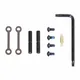 Guntec USA AR-15 Complete Anti-Rotation Trigger/Hammer Pin Set Cerakote Flat Dark Earth