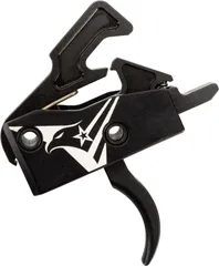 TRYBE Defense V2 Single Stage Drop-In Trigger AR-15 Curved 3.5-4lb Pull Weight Black