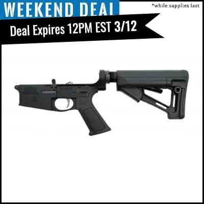 PSA Gen2 PA10 MOE STR Lower With Overmolded Grip & Nickel Boron Two Stage Trigger