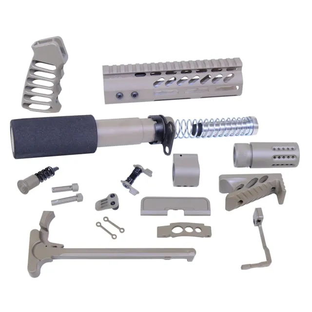 Guntec USA AR-15 Ultimate Pistol Kit Cerakote Flat Dark Earth