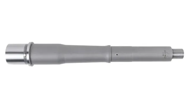Rainier Arms Match Series .223 Wylde AR-15 Threaded Barrel 7.75 inch Pistol Length 1-8 Twist 1/2 X 28 Silver Small