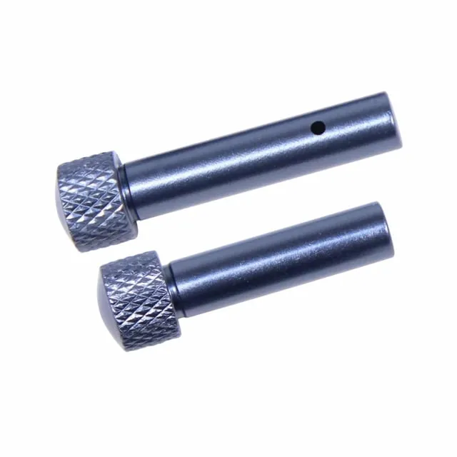 Guntec USA AR 5.56 Cal Extended Takedown Pin Set Gen 2 Anodized Grey