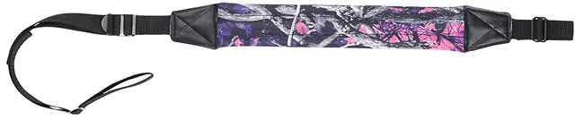 Bulldog Cases Deluxe Padded Adjustable Sling w/ Quick Detach Swivel, Muddy Girl Camo
