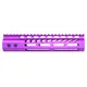 Guntec USA Ultra Lightweight Thin M-LOK System Free Floating Handguard w/Monolithic Top Rail 9in Purple