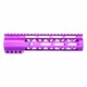 Guntec USA AirLok Series M-LOK Compression Free Floating Handguard w/Monolithic Top Rail 9in Purple