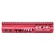 Guntec USA Trump Series Limited Edition M-LOK System Free Floating Handguard w/ Monolithic Top Rail 9in Anodized Red