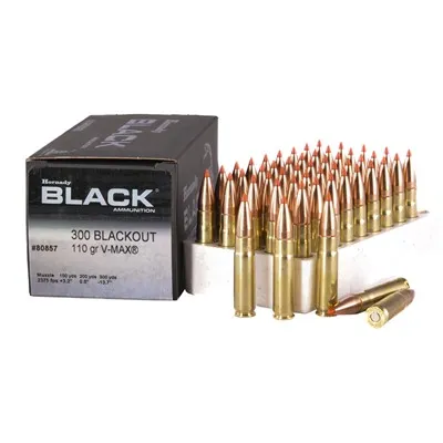 Black 300 AAC Blackout 110gr V-Max Polymer Tipped 50/Box