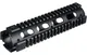 UTG Pro AR-15 Mid Length Drop-in Quad Rail Picatinny 8.7in Handguard Black