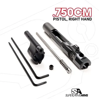 Adjustable Right Hand AR-15 Adj Piston System W/Clamp On .750" Gas Block Pistol RH