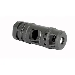 AR-15 Two Chamber Muzzle Brake Black 1/2-28