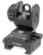 GG&G Spring Actuated A2 Top Mounted Deployable Rear Sight w/Trijicon Tritium A2 Aperture Black