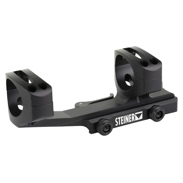 Steiner P-Series 1-Piece Scope Mount 34mm Tube 1.43" Cantilever - Quick Detach Picatinny Rail Mount
