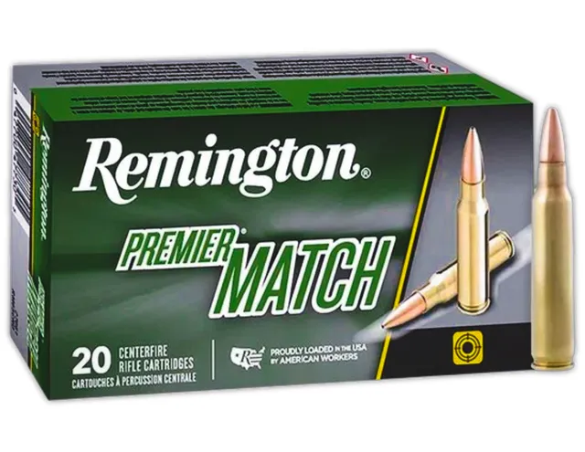 Remington Premier Match .223 Remington 52 gr Ammo HPBT