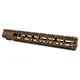 AT3 Tactical AR-15 Pro Quad Rail Free Float Handguard Burnt Bronze 15in