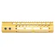 Guntec USA Ultra Lightweight Thin M-LOK System Free Floating Handguard w/Monolithic Top Rail 9in Gold