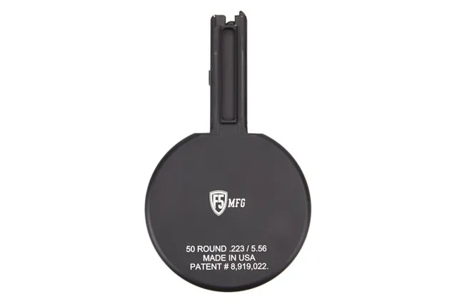 F5 MFG AR-15 .223/5.56 Skeletonized Drum Magazine - 50 RD