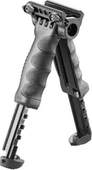 FAB Defense Gen-II Vertical Foregrip w/ Integrated Adjustable QR Bipod Black FX-TPODG2QR