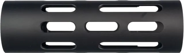 Pantheon Arms SC 6.56in Round Vented Free-Float Handguard Black Anodize