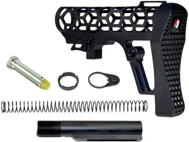 Presma Skeletonized Mil-Spec Stock Assembly Black