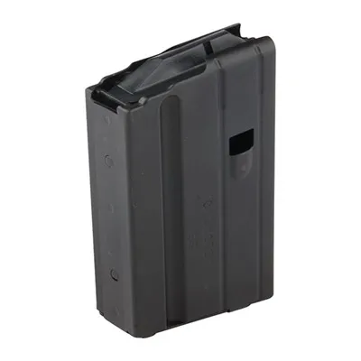 AR-15 Magazine 7.62x39 5rd Stainless Steel Black