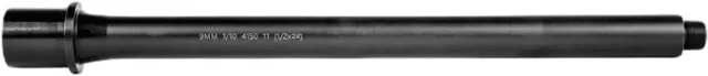 Lead & Steel AR-9 9mm Threaded AR Barrel 11.3in Straight Blowback 1-10 Twist 1/2x28 Nitride Black