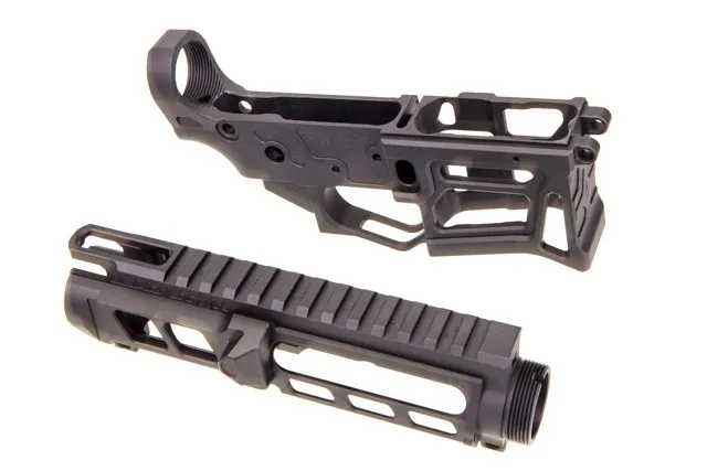 Lead Star Arms LSA-15 - Skeletonized AR-15 Receiver Set - Black