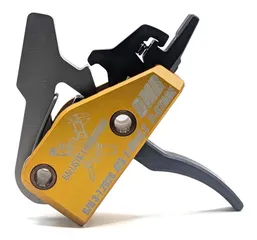 Ballistic Engineering Accurized DMR 2-Stage AR Trigger 2 lb Curved Yellow
