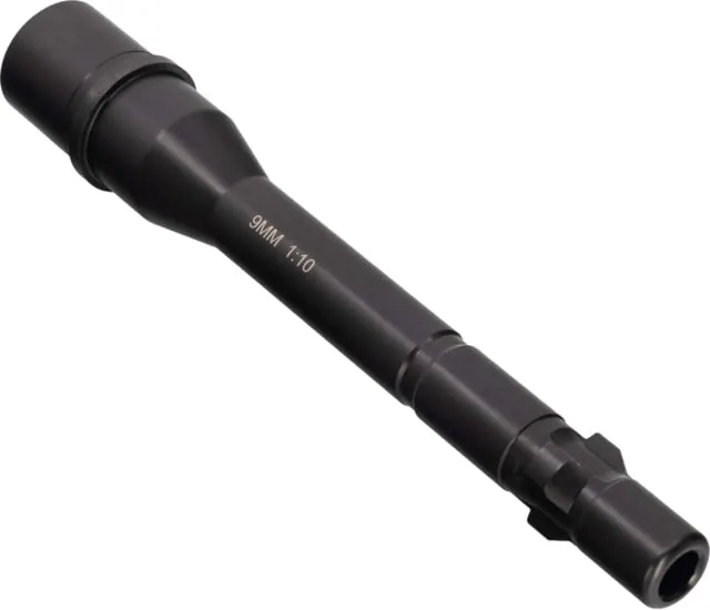 FM Products Mike-9 TRI LUG AR-15 9mm Luger Threaded Rifle Barrel 7 inch Ultralight 1-10 Twist Salt Bath Nitride Black
