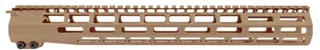 Grey Ghost Precision M-LOK Handguard AR-15 15 inch Aluminum 0.8 lb FDE Cerakote