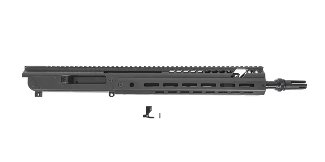 PSA JAKL 14.5" Rifle length Upper Assembly 5.56 NATO 1:7 Nitride w/Knurled CH, BCG & AAC Flash Hider, Smoke