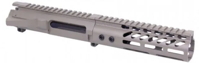 Guntec USA AR-15 Stripped Billet Upper Receiver w/7in Ultralight Series M-LOK Handguard Flat Dark Earth