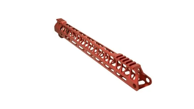 Timber Creek Enforcer Ultra Light Handguard M-LOK 15in Red M UL E15 HG