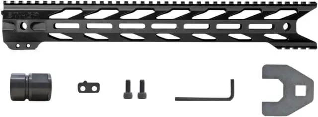 STNGR HWK M-LOK Free Float Handguard for AR15/M4 Anodized Black 15in