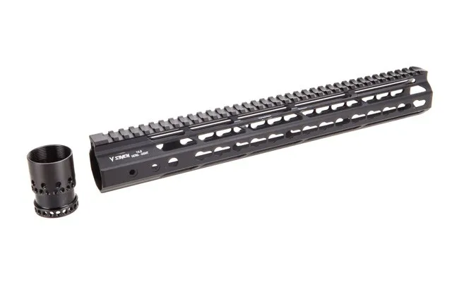 V Seven 2099 ULTRA-LIGHT KEYMOD HANDGUARD 308DPMS/SR25 - 15"