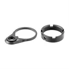 AR-15 QD Endplate & Castle Nut Combo Ti Raw