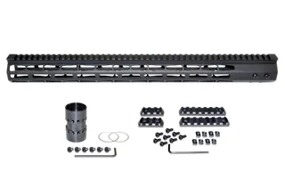 Presma AR-10 LR 308 Super Light M-LOK Series Free Float Handguards 19in DPMS Low Profile Black